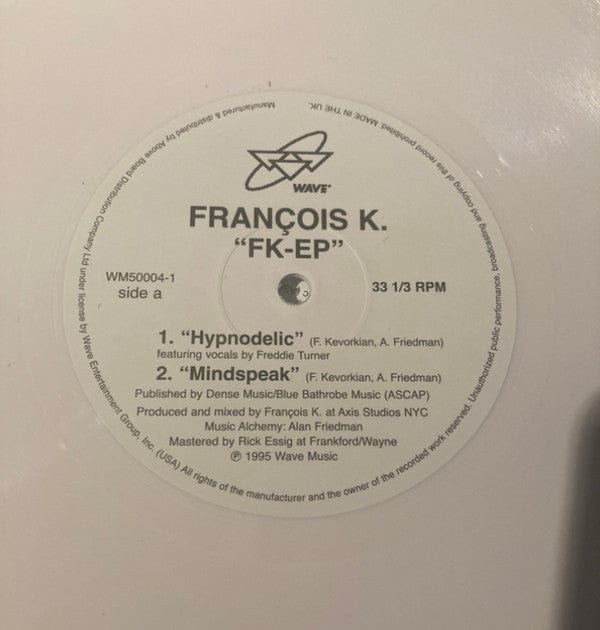 François K.* - FK-EP (12") Wave Music Vinyl