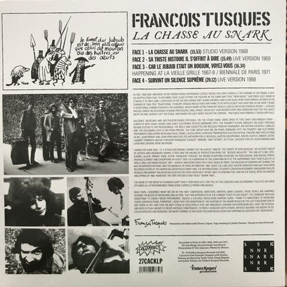 François Tusques - La Chasse Au Snark (2xLP) Cacophonic, Finders Keepers Records Vinyl 5060099507397