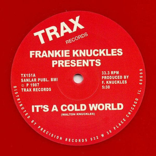Frankie Knuckles - It's A Cold World (12", RE, RM, RP, Red) Trax Records