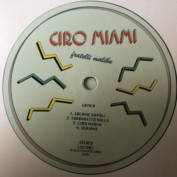 Fratelli Malibu – Ciro Miami (LP, La Scimmia Records, 2020) Image 3