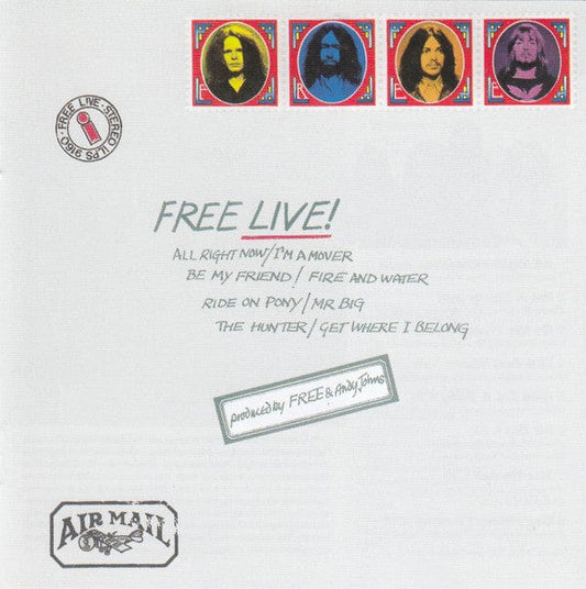 Free - Free Live (CD) Island Records CD 731458622826