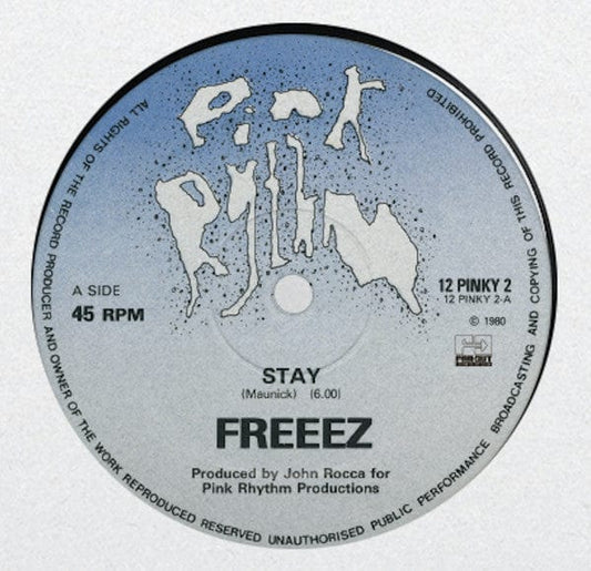 Freeez - Stay / Hot Footing It (12") Far Out Recordings,Pink Rythm Vinyl