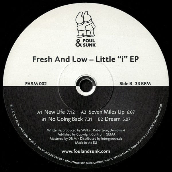 Fresh And Low* - Little "i" EP (12", EP, RE) on Foul & Sunk at Further Records