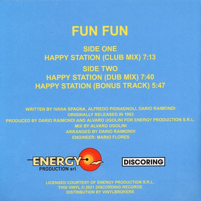 Fun Fun - Happy Station (12") Discoring Records Vinyl