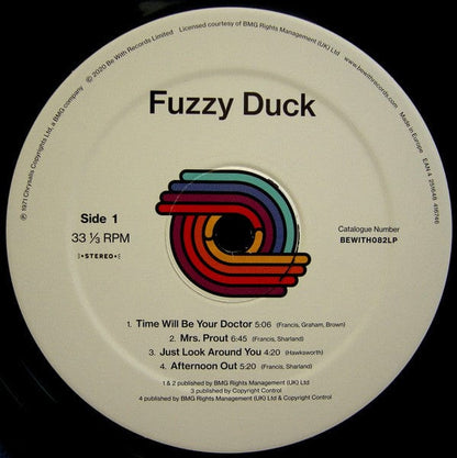 Fuzzy Duck - Fuzzy Duck (LP) Be With Records Vinyl 4251648416746