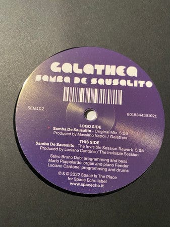 Galathea (2) - Samba De Sausalito  (12") Space Echo Recordings Vinyl