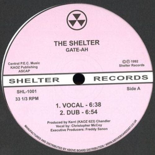 Gate-Ah - The Shelter (12", RE, RM) on Shelter Records (3) at Further Records