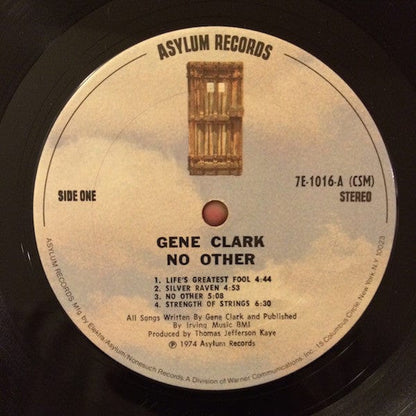 Gene Clark - No Other on Asylum Records at Further Records