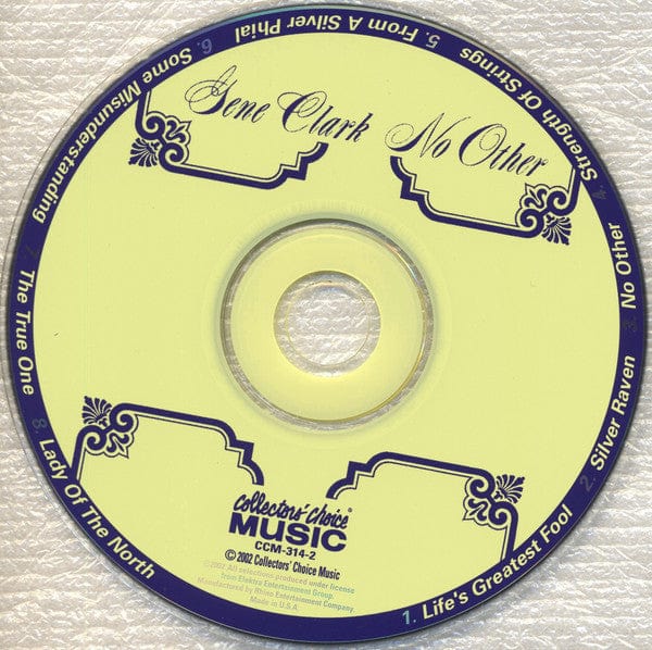 Gene Clark - No Other (CD) Collectors' Choice Music,Collectors' Choice Music CD 617742031423