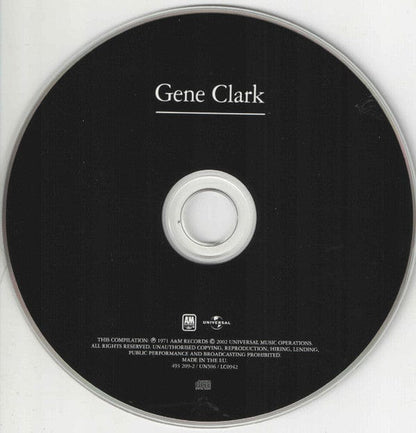Gene Clark - White Light (CD) A&M Records CD 606949320928
