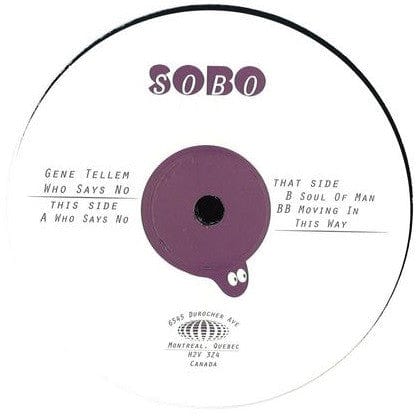 Gene Tellem - Who Says No (12") Sounds Of Beaubien Ouest Vinyl