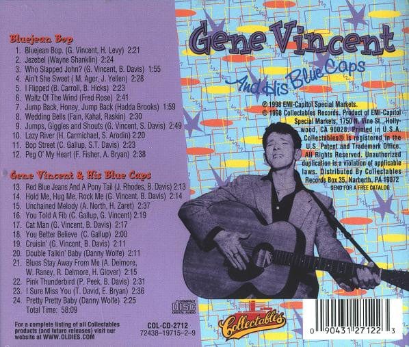 Gene Vincent And Gene Vincent & His Blue Caps - Bluejean Bop/Gene Vincent & His Blue Caps (CD) Collectables,Collectables CD 090431271223