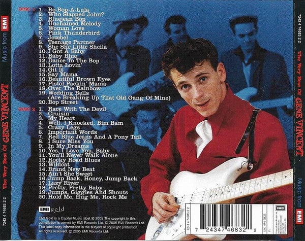 Gene Vincent - The Very Best Of (2xCD) EMI Gold CD 724347468322
