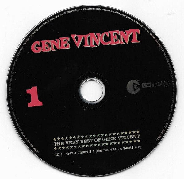 Gene Vincent - The Very Best Of (2xCD) EMI Gold CD 724347468322