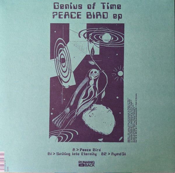 Genius Of Time - Peace Bird EP (12", EP) Running Back