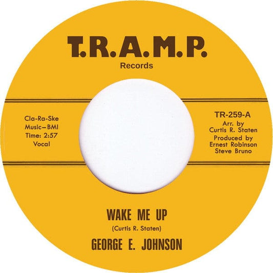 George E. Johnson - Wake Me Up / The Penn Walk (7") Tramp Records Vinyl