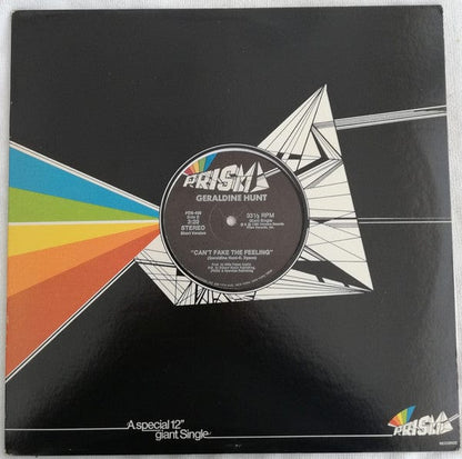Geraldine Hunt - Can't Fake The Feeling (12") Prism (2) Vinyl