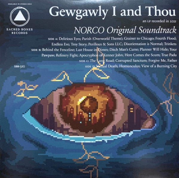 Gewgawly I And Thou (2) - Norco Original Soundtrack (2xLP) Sacred Bones Records Vinyl 697560815498