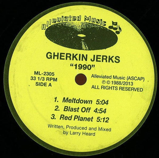 Gherkin Jerks - 1990 (12") Alleviated Records Vinyl