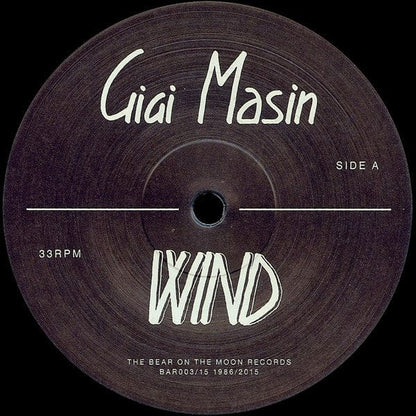 Gigi Masin - Wind (LP) The Bear On The Moon Records,The Bear On The Moon Records Vinyl 783024551054