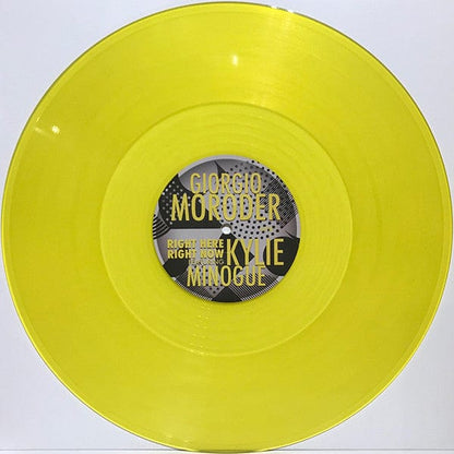 Giorgio Moroder Featuring Kylie Minogue - Right Here, Right Now (12") Good For You Records Vinyl 5060202594597
