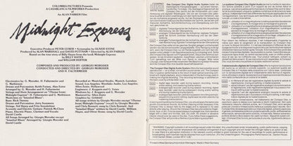 Giorgio Moroder - Midnight Express (Music From The Original Motion Picture Soundtrack) (CD) Casablanca CD 042282420626