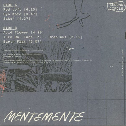 Giuseppe Leonardi - Mentemente (12") Second Circle Vinyl