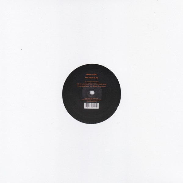 Glenn Astro - The Taurus EP  (12") Mule Musiq Vinyl 88031990161