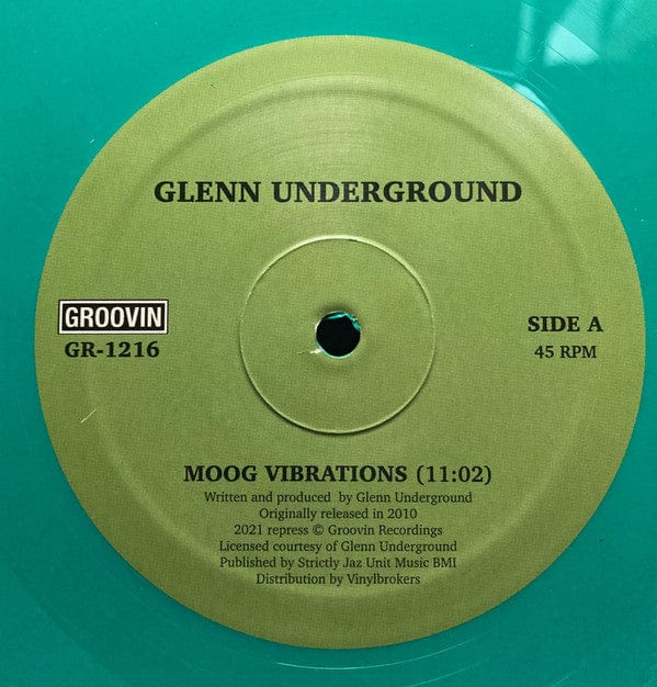 Glenn Underground - Moog Vibrations / Urban Flight To Atiner (12") Groovin Recordings Vinyl