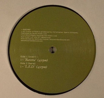 Glimpse - Baretta (12") Aus Music Vinyl