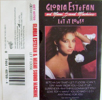 Gloria Estefan And Miami Sound Machine* - Let It Loose (Cassette) Epic, Epic Cassette 07464407694