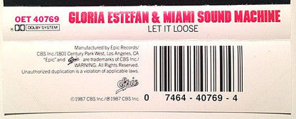 Gloria Estefan And Miami Sound Machine* - Let It Loose (Cassette) Epic, Epic Cassette 07464407694