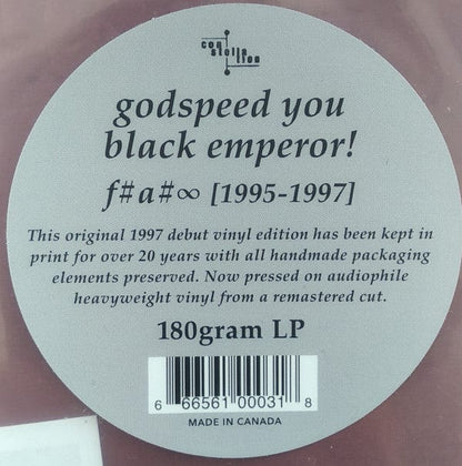 Godspeed You Black Emperor! - F♯ A♯ ∞ (LP) Constellation Vinyl 666561000318