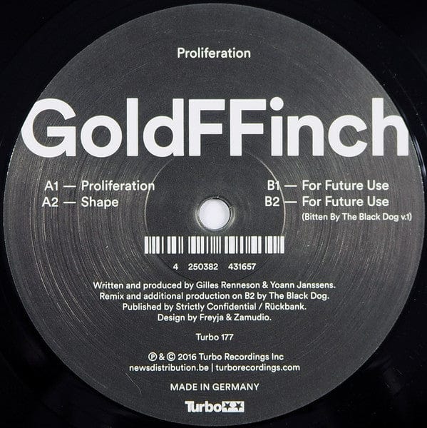 GoldFFinch - Proliferation (12") Turbo Vinyl 4250382431657
