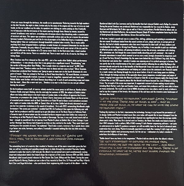 Goldie - Timeless (25th Anniversary Edition) (3xLP) Metalheadz,London Records Vinyl 5060555213671