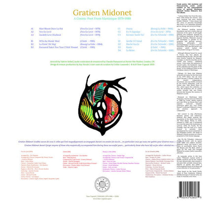 Gratien Midonet - A Cosmic Poet From Martinique 1979-1989 (2x12") Time Capsule (4) Vinyl 650245426075