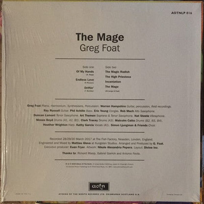 Greg Foat - The Mage (LP) Athens Of The North Vinyl