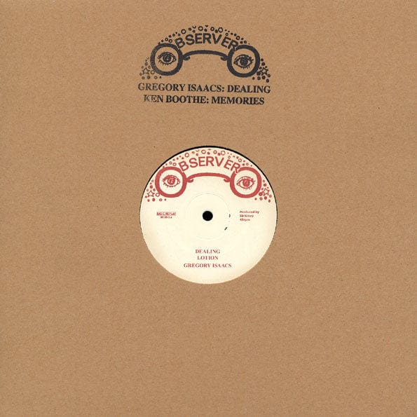 Gregory Isaacs / Ken Boothe - Dealing / Memories (12") Basic Replay,Observer Vinyl