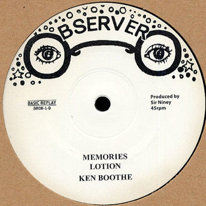 Gregory Isaacs / Ken Boothe - Dealing / Memories (12") Basic Replay,Observer Vinyl