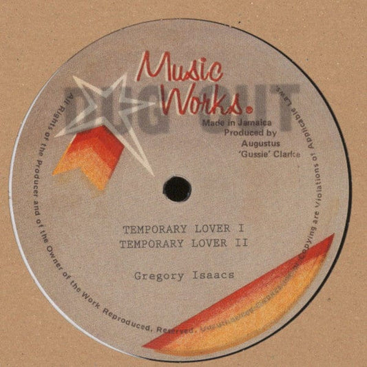Gregory Isaacs - Temporary Lover (12") Music Works Records,Dug Out Vinyl