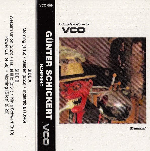 Günter Schickert - HaHeHiHo (Cassette) VCO Records Cassette