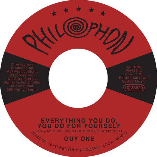 Guy One (2) - Everything You Do, You Do For Yourself (7") Philophon Vinyl