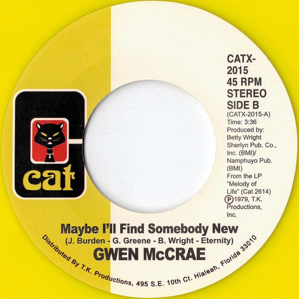 Gwen McCrae - All This Love That I'm Givin' / Maybe I'll Find Somebody New (7") Cat Vinyl