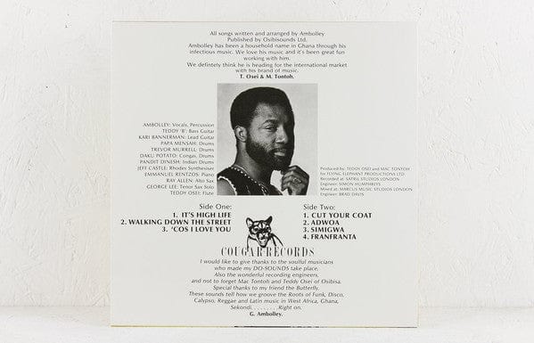 Gyedu Blay Ambolley - Ambolley (LP) Mr Bongo Vinyl 7119691258119