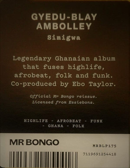 Gyedu Blay Ambolley - Simigwa (LP, Album, RE) Mr Bongo, Essiebons, Dix (2)