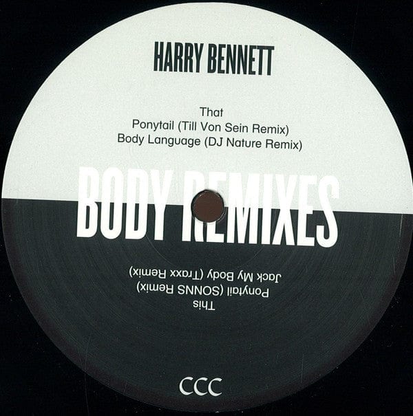 Harry Bennett - Body Remixes (12") CCC Recordings Vinyl