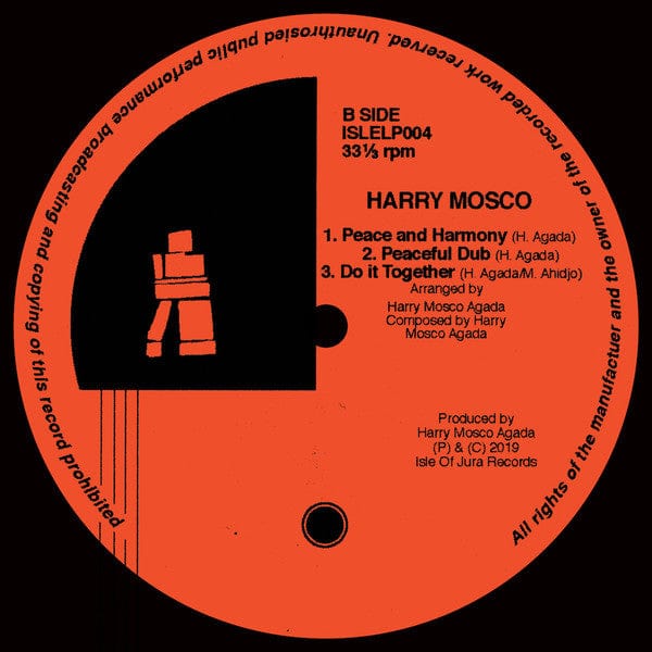 Harry Mosco - Peace & Harmony (LP) Isle Of Jura Records Vinyl 0192641261671