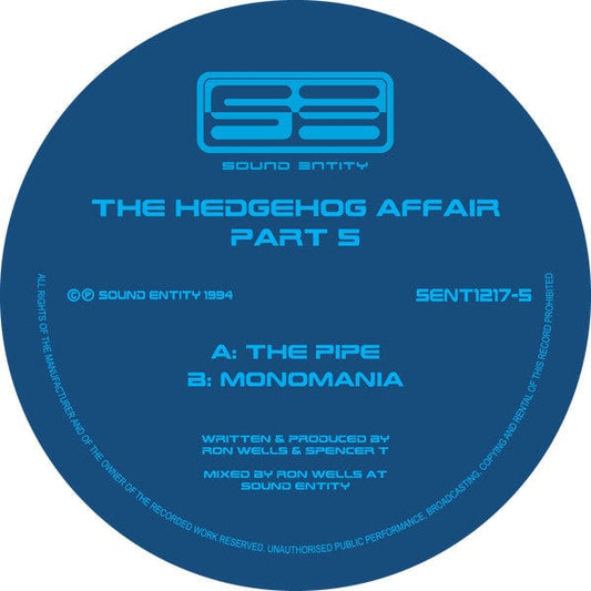 Hedgehog Affair - Part 5 (12") Sound Entity Records Vinyl