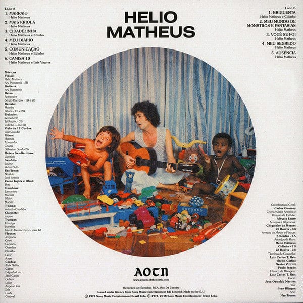 Helio Matheus - Helio Matheus (LP) Athens Of The North Vinyl