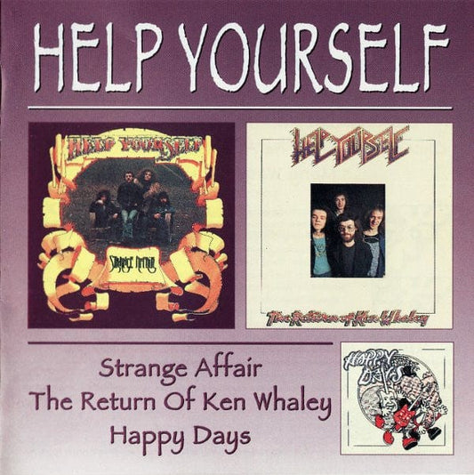 Help Yourself - Strange Affair / The Return Of Ken Whaley / Happy Days (2xCD) BGO Records CD 5017261204523